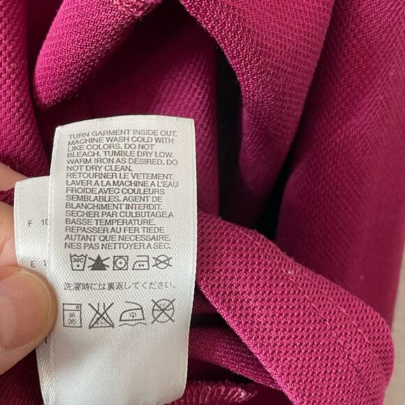 The North Face TNF Long Sleeve 1/4 Zip Shirt Flight Series sz Small Magenta - Picture 9 of 9